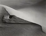 Dunes, Oceano by Edward Weston, 1936, Gelatin silver print from The Photographs of Edward Weston , printed circa 1953 by Brett Weston, sold Oct 2014