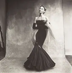 Irving Penn, Mermaid Dress (Rochas), Lisa Fonssagrives-Penn, 1950, Platinum-palladium print, printed 1979