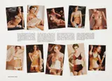 Robert Heinecken, Socio/Fashion Lingerie, 1982, Photo collage of ten internal dye-diffusion transfer prints with lithographic text