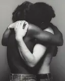 Embrace by Robert Mapplethorpe, 1982, Gelatin silver print, sold Oct 2014