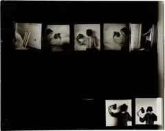 Untitled (Contact sheet) by Francesca Woodman, circa 1980, Gelatin silver print, sold Oct 2014