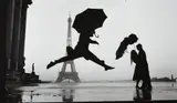 Elliott Erwitt, Paris, 1989, Gelatin silver print, printed later