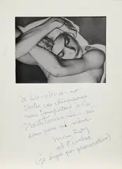 Untitled (Natasha) by Man Ray, circa 1931, Gelatin silver print from a solarized negative, print date unknown, offered Oct 2014