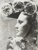 Dora Maar, Profile portrait with glasses and hat
