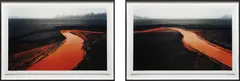 Edward Burtynsky, Nickel Tailings #34 and #35, Sudbury, Ontario, 1996, Chromogenic print diptych