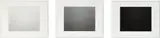 Tyrrhenian Sea, Mount Polo (Morning, day, night) by Hiroshi Sugimoto, 1993, Gelatin silver print triptych, sold Oct 2014