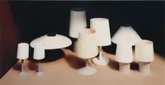 Neun Lampen (Nine Lamps) by Thomas Demand, 1992, Chromogenic print, Diasec mounted, offered Oct 2014