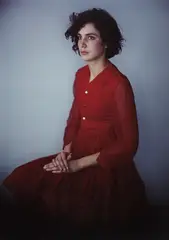 Richard Learoyd, Agnes in Red Dress, 2008, Unique dye destruction print, flush-mounted