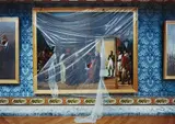 Robert Polidori, Napoleon Reçoit à Finkelstein, Reza Bey, 27 Avril 1807, Ambassadeur de Perse, Peinture de François-Henri Mullard, Versailles, Attique du Midi, 2005, Fujicolor Crystal Archive print, mounted