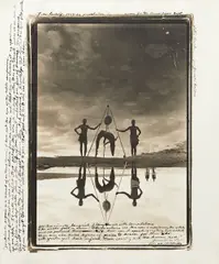 Reflections in Natural History, Moite Bay, Lake Rudolf by Peter Beard, 1965, Gelatin silver print, printed later, sold Oct 2014