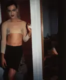 Jimmy Paulette undressing with Tabboo by Nan Goldin, 1991, Dye destruction print, sold Oct 2014
