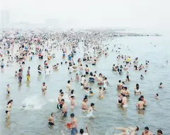 Coney Water (#2313) by Massimo Vitali, 2006, Chromogenic print, Diasec and flush-mounted, sold Oct 2014