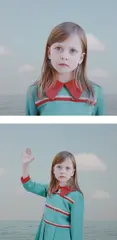 Lois 2 and Lois 3 by Loretta Lux, 2000, Two dye destruction prints, offered Oct 2014