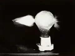 Bullet Through Bulb by Harold Eugene Edgerton, 1936, Gelatin silver print, printed later, sold Dec 2014