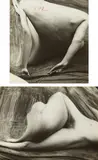André Kertész, Untitled (Distortion #146); and Untitled (Distortion #142), 1933, Two gelatin silver prints