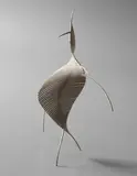 "Monotype" sculpture by Serge Mouille, circa 1955, Cut sheet aluminum, offered Jun 2014