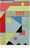 Grete Reichardt, Rare rug, for a child's room, designed 1929, produced 1940s, Tapestry-woven wool