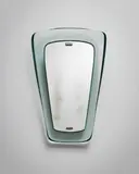 Fontana Arte, Mirror, 1957, Glass, mirrored glass, nickel-plated brass, painted metal