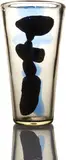 Fulvio Bianconi, "A Macchie" vase, model no. 4323, circa 1950, Amber glass with colored a macchie inclusions