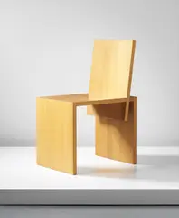Shigeru Uchida, "Okazaki" chair, circa 1991, Oak