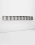Maarten van Severen, Unique early wall-mounted shelf, 1995, Aluminum