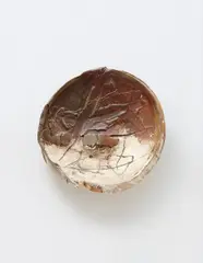 Plate by Peter Voulkos, 1982, Wood-fired stoneware, with porcelain slip, sold Dec 2014