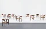 Joaquim Tenreiro, Set of nine armchairs