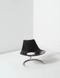 Preben Fabricius and Jørgen Kastholm, "Scimitar" chair, model no. IS-63