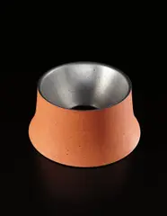 Martin Smith, "Void and Reflection (hidden green) No. 1", 1998, Red earthenware, aluminum leaf