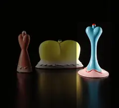 Ron Nagle, "BBB," from the "Snuff Bottles" series, 2006, Glazed porcelain