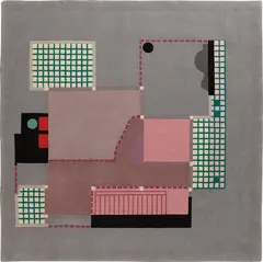 Richard Meier, "Rug #1", 1985, Wool