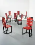 Axel Einar Hjorth, Set of eight "Futurum" dining chairs