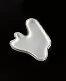 Rare dish, model no. 9748-50, from the "Eskimoerindens skinnbuxa" series by Alvar Aalto, designed 1936, produced circa 1937, White glass still-blown into mold, offered Dec 2014