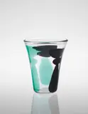 Vase, model no. 4323, from the "A Macchie" series by Fulvio Bianconi, circa 1950, Clear glass with colored internal decoration, sold Dec 2014