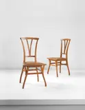Henry van de Velde, Pair of "Bloemenwerf" chairs