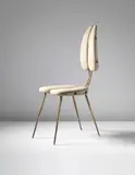 Carlo Mollino, "Tipo B" side chair, designed for Casa Licitra Ponti, Milan