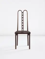 Side chair, model no. 371, designed for the Kunstschau Wien, Vienna by Josef Hoffmann, circa 1908, Stained beech, sold Dec 2014