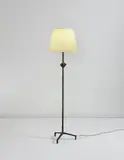"Star" floor lamp by Alberto Giacometti, designed circa 1936, cast from 1962, Patinated bronze, paper shade, sold Dec 2014