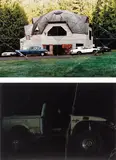 Oscar Tuazon, Two Works: i) Geodesic Dome House; ii) Off Road