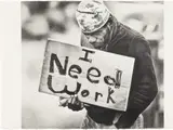 Karl Haendel, Untitled (I Need Work), 2007, graphite on paper