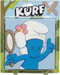 Vanity (Kurf) by Kaws, 2009, acrylic on canvas, printed cardboard, and plastic packaging, sold Mar 2013