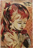 Shepard Fairey, War By Numbers, 2007, stencil collage on paper