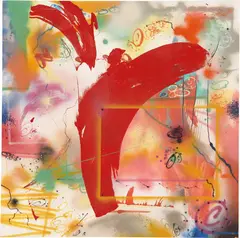 Futura 2000, Untitled, 1988, spray enamel and acrylic on canvas