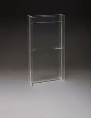 Hans Haacke, Obstructed Flow, 1967, water and mineral oil in acrylic plastic