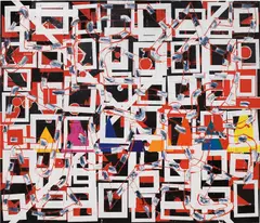Will Fowler, Bathtub, 2007, acrylic and photocopies on paper