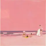 Isca Greenfield-Sanders, Three Bathers (Pink), 2004, mixed media on canvas