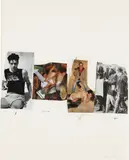 Richard Prince, Untitled (1,2,3,4), 2008, graphite and collage on rag board