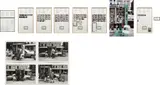 Sophie Calle, Gotham Handbook, 2000, installation of gelatin silver prints and collages with text, and Diasec-mounted cibachrome