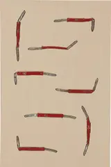 Tim Hawkinson, S.a.k. comp 8, 2004, painted binder clips on craft foam on panel