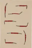 Tim Hawkinson, S.a.k. comp 8, 2004, painted binder clips on craft foam on panel